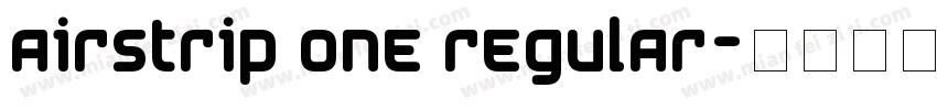 Airstrip One Regular字体转换